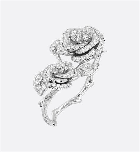 bague dior fleur